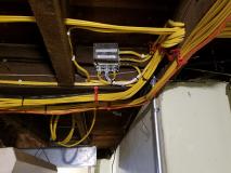 After a completed electrician project in the area